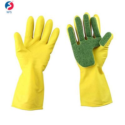 China Wholesale Waterproof Dish Washing Sponge Kitchen Cleaning Mitt for sale