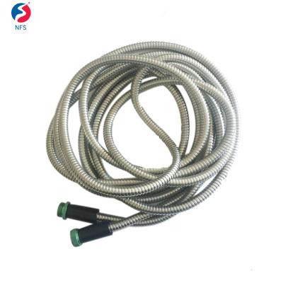 China Stainless Steel Garden Pressure Washer Metal Anti Abrasion High Temperature Heat Resistant Hose for sale