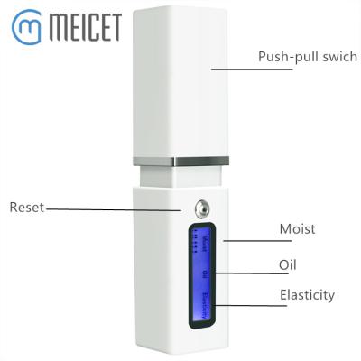 China Detect Portable Skin Moisture Beauty Care Skin Tester and Analyzer Electric Skin Test Pen with LCD Display for sale