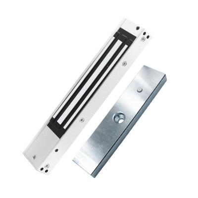 China Cerradura electromágnetica de la sola puerta de 280KG/600LBS DC12V con la luz doble del LED (roja/verde) en venta