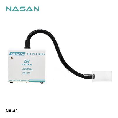 China NASAN NA-A1 LCD Laser Repair Machine Workshop Repairs For IPhone Back Glass Smoke Fume Clean Extractor for sale