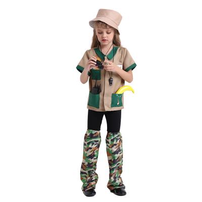 China Breathable Kids Cosplay Costume Boys And Girls Play Clothes Halloween Easter Party Sets Guardian Dressed Up Tops With Pants Fits OEM for sale