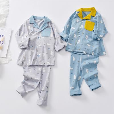 China QUICK DRY quality catoon boys sleepwear kids cute pajamas yellow cute products pajamas for sale