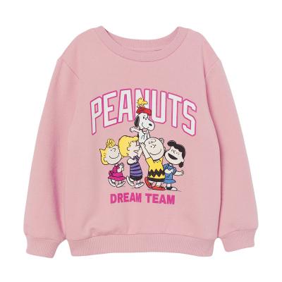 China Anti-Wrinkle New Fashion Children Cartoon Printed Sweatshirt Babies Hoodie Kids Casual Clothes Cotton for sale