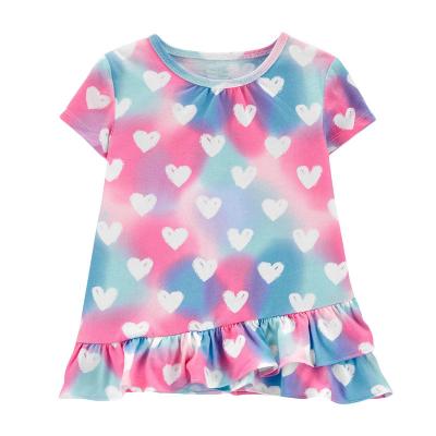 China Best Products Cotton Printing Baby T-shirt QUICK DRY Hot Selling Dress for sale