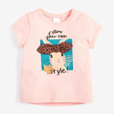 China Fashion Kids QUICK DRY Top Kids Printed Lovely T-shirts Cotton Babies Summer T-shirt for sale