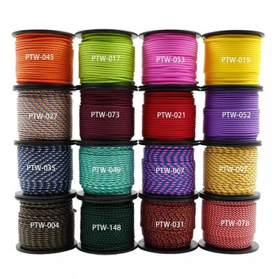 China YOUGLE Nylon 100 Feet Mil Spec Type I Outdoor Parachute 3 Strand Core Survival Paracord Tie Down Lanyard Rope 2mm Diameter Rope Spool for sale