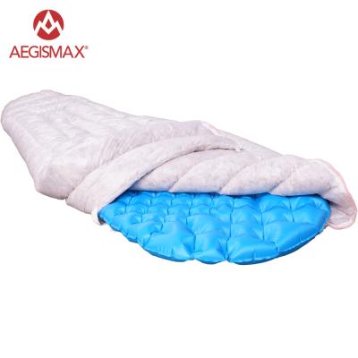 China AEGISMAX Ultralight Envelope Sleeping Bag Envelope Type FP850 Filling 95% Gray Goose Down 290g Camping Hiking Outdoor Sleeping Bags for sale