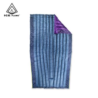 China Mummy Ice Flame 7D Summer Spring Autumn 90% White Goose Down Sleeping Bag Blanket Sleep Quilt Underquilt Hammock Backpack Camping for sale