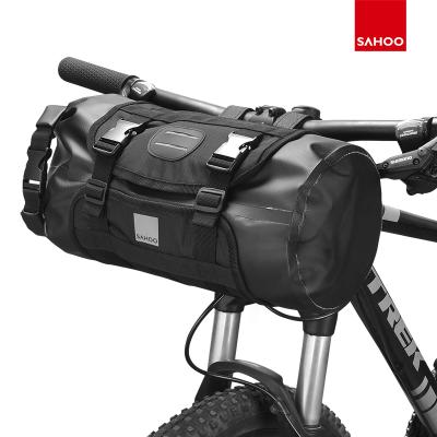 China Water Resistant 11L Large Capacity Bike Waterproof Bicycle Cycling Front Handlebar Bag Mountain Road Pack Detachable Dry Bag for sale