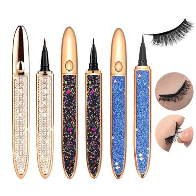 China Eyeliner Pen Magnetic Eyeliner Quick-Drying Liquid Self Adhesive Eyeliner No Glue Needed Waterproof Long Lasting For Eye Makeup for sale