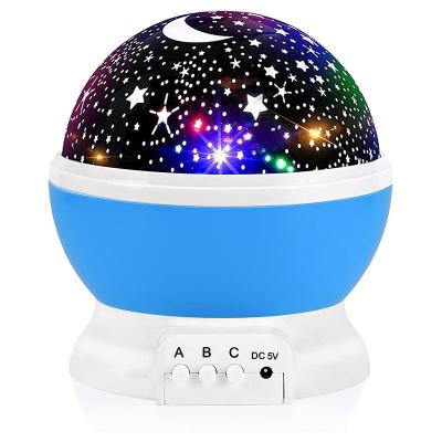 China Modern Children's Night Light, Star Moon Projector, 360 Degree Rotation for sale