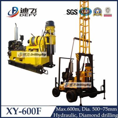 China 600m engineering water well drilling machine XY-600F for sale