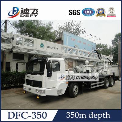 China Max. 350m truck mounted drilling machine for water well used DFC-350 Drilling Rig Machine for sale