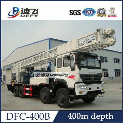 China DFC-400B Sinotruk Truck mounted water well drill rig for sale, Hydraulic Water Well Rotary for sale