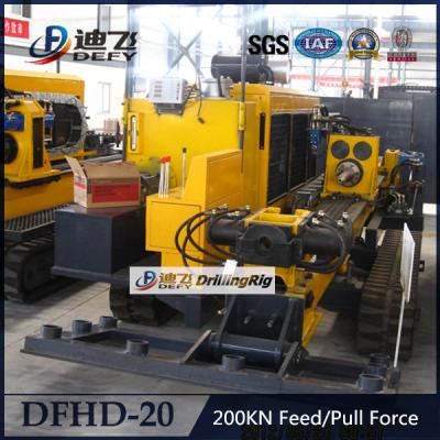 China Widely Used DFHD-20 Horizontal Directional Drilling Machine HDD Rigs for sale