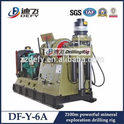 China DF-Y-6A diamond core drill rig for sale in Africa, Russia, South America for sale