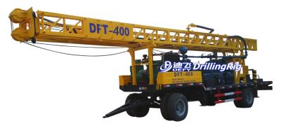 China 400m DFT-400 Rotary Borehole Drilling Rig with Tricone Bit DTH Bit, Water Well Drilling Rig for Sale for sale