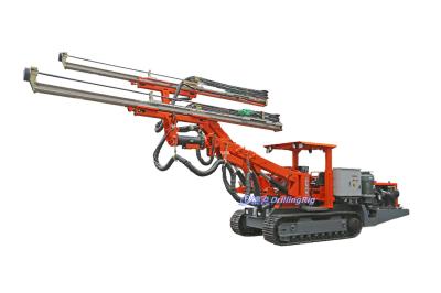 China Fully Hydraulic Double Boom Drilling Jumbo DFJ-2C50, Underground Mining Drill Jumbo for sale