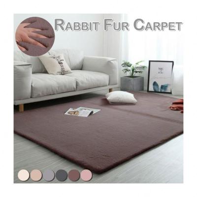 China Home Decor Super Soft Faux Fur Rabbit Living Room Blanket Non Slip for sale