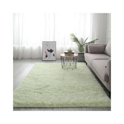 China Wholesale Price Modern Custom Made Long Wool Tie-Dye Floor Mats Living Room Rug for sale