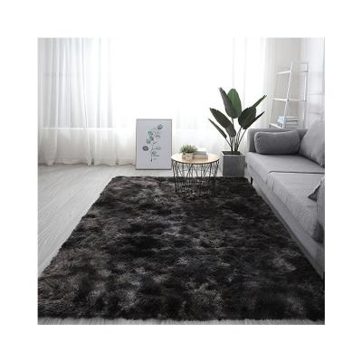 China Direct Wholesale Modern Large Mats Long Wool Tie-Dye Floor Living Room Printed Rug for sale