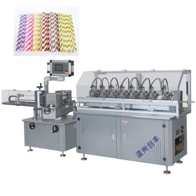 China Hotels Juice Pla Multi Cutters High Speed ​​Automatic Biodegradable Paper Drinking Straw Making Machine 100 Meters/Minute for sale