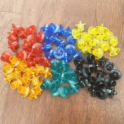 China 200PCS Queen Growing Cell Cups For JZBZ Plastic Raising System Base Mount Mutil Color Breeding Beekeeping Equipment Supplies PLQ-A599 for sale