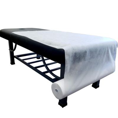 China Eco-friendly disposable non woven massage table cover roll couch cover roll sheet roll for massage for sale