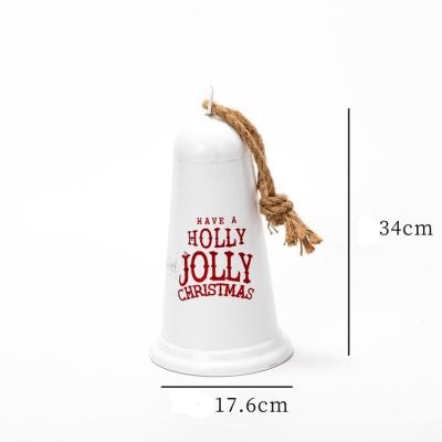 China Europe Christmas Bell Christmas Tree Hanging Pendant Jingle Bells Metal Bell Ornament for Christmas Decorations New Year 2022 Party Decor for sale