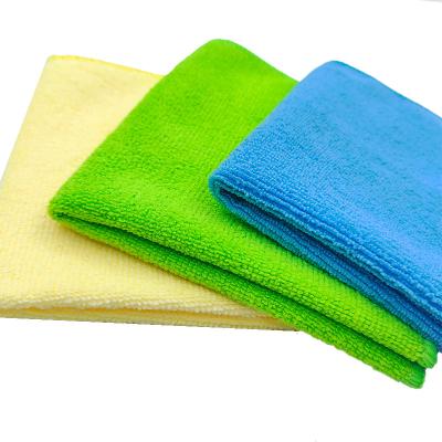 China Sustainable edgeless microfiber car towel 400gsm edgeless microfiber towel for sale