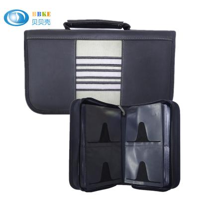 China Large Storage EVA CD Case CDE-24 24 Capacity Heavy Duty CD Wallet Portable CD Carry Case for sale