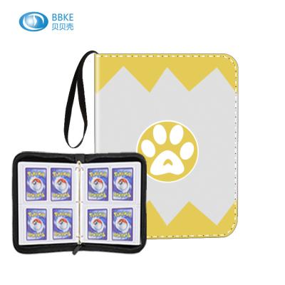 China Game Card Travel Holder 4 Pocket 12 Pocket Binder For Pokemon Cards Pokemon Card Binder Sleeves For Trading Tcg Mtg Magic Cards for sale