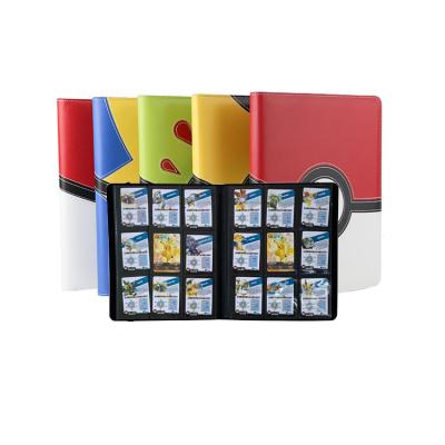 China Game Card Travel Holder Pokemon Game Card Folder with Elastic 360 Pockets Photo Album Custom Game Card Binding for sale