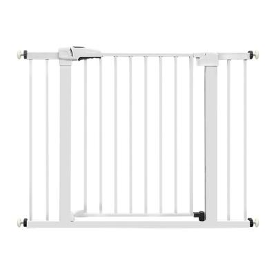 China Silicone Child Stair Gate Fence Iron Baby Safety Gate, User-Friendly Design High Strength Material For Children Protection for sale