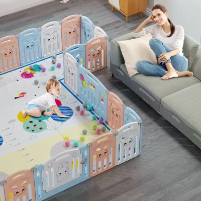 China Safety Modern Children Side Playpen , Protective Infants Play Guard for sale