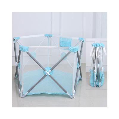 China 2021 Modern Indoor And Outdoor Use Fence Portable Folding Safety Baby Playpen for sale