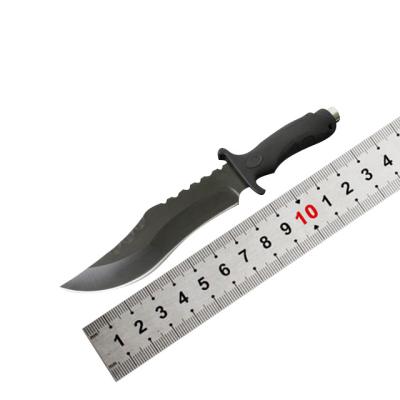 China OEM Non-Variable Fixed Blade Hunting Tactical Knife With Rubber Plastic Handle for sale