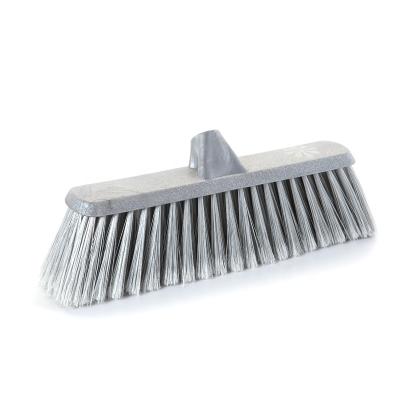 China Eco - Friendly Plastic Hard Push Broom Brush Long Push Handle Brush for sale