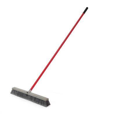 China Eco-Friendly Factory Direct Long Handle Floor Push Broom With Brush Head for sale