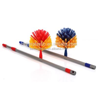 China Home Hot-selling Plastic Round Ceiling Broom For Corner Cleaning for sale