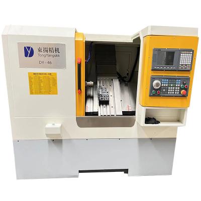 China Building Material Shops Chinese Horizontal CNC Machine Turning Lathe Inclined Bench Lathes Full Automatic Metal Slant Bed for sale