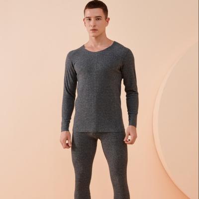 China 2022 High Quality Mens QUICK DRY Thermal Underwear Long Johns Flannel Rib Double Sided Fleece Lined Thermal Underwear Set for sale