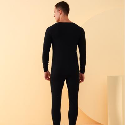 China 2022 QUICK DRY High Quality Military Thermal Long Underwear For Men Long Johns Double Sided Rib Fleece Striped Warm Set Of Men Underwear for sale