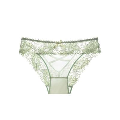 China Ladies Breathable Hollow Sexy Underwear Panties Mix Color Lace Seamless Briefs for sale