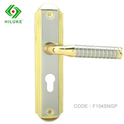 China HILUKE Best Wooden Door Mortise Lever Door Lock Handle SC-F104 In Stock for sale