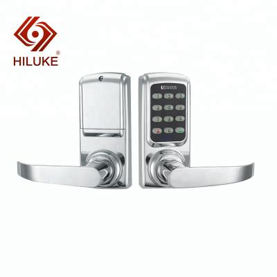 China HILUKE Good Quality Digital Password Smart Zigbee Wooden Electronic Door Lock for sale