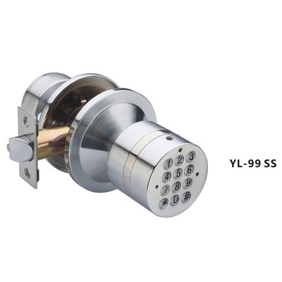 China Keyless Rounde Electronic Code Ball Zinc Alloy Spherical Door Lock for sale