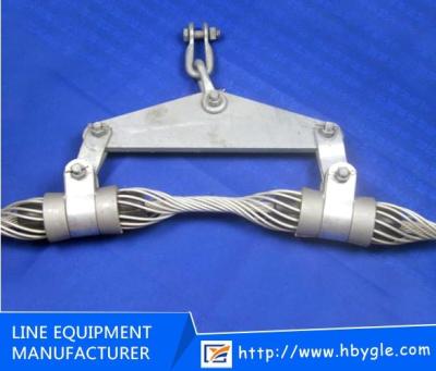 China Glass Preformed Clamp Aluminum Alloy Suspension Clamp/ADSS/OPGW Cable, No Armor Rod, Less for sale