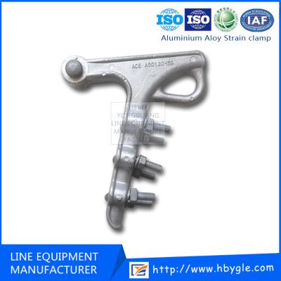 China Aluminum Bolt Type Aluminum Tension Clamps / Cable Grommets Flange Bolt for sale